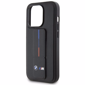 BMW Grip Hot Stamp Suojakuori iPhone 15 Pro:lle - musta