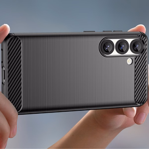 Carbon Case Flexible Silicone for Nothing Phone (3a) - Black