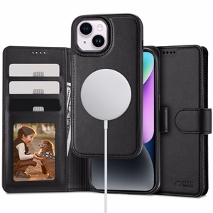 Tech-Protect Wallet MagSafe Suojakuori iPhone 15:lle - musta
