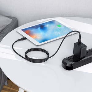 Acefast C4-01 Lightning - USB-C PD kaapeli 30W 3A 480Mb/s 1.8m - musta