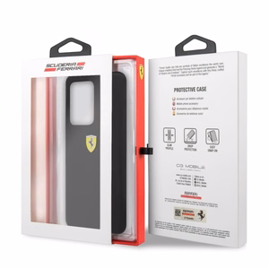 Ferrari Hardcase FESSIHCS69BK S20 Ultra G988 musta/musta Silikoni