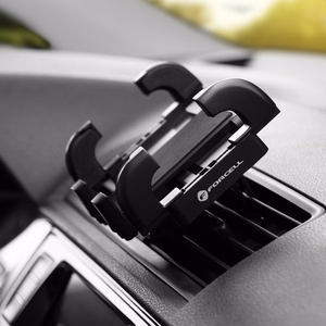 Auton puhelinteline Forcell F-Grip Regular ilmakanava musta