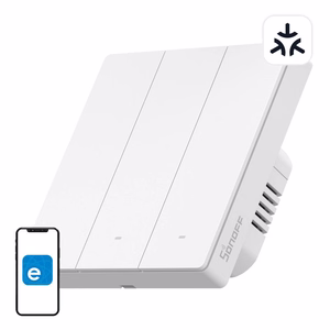 SONOFF M5-3C-86W WiFi Matter älykäs seinäkytkin (3-kanavainen)