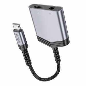Sovitin Hoco (LS39) USB-C - (USB-C; 3,5mm) musta