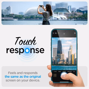 SPIGEN tempered glass GLAS.TR ”EZ FIT” for IPHONE 15 Plus transparent