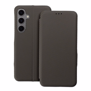 Flip-suojakuori Samsung S25 PLUS:lle Folio Side Magnet ruskea