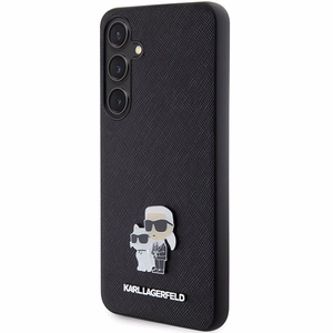 Karl Lagerfeld Saffiano KC Pin kovakuori Samsung Galaxy S24 Plus:lle - musta