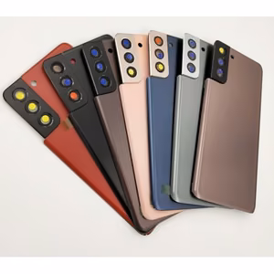 Takakuori yhteensopiva Samsung G996 S21 Plus / Phantom Silver / (kameran linssillä) OEM