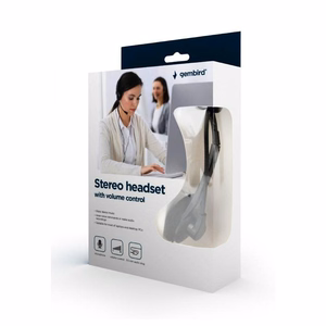 Stereoheadset musta MHS-123 GEMBIRD