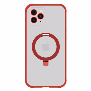 Tel Protect Magical Magsafe Stand Suojakuori iPhone 11 Pro:lle punainen