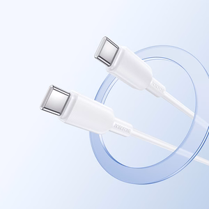 Valkoinen Borofone BX127 Regalo USB-C–USB-C-kaapeli, 1 m, 20 kpl pakkauksessa