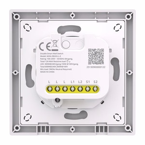 SONOFF MINI-ZB2GSL-E ZigBee kaksikanavainen seinakytkin ilman nollajohdinta