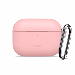 Tech-Protect Silikoninen Hook Suojakuori AirPods Pro:lle - Vaaleanpunainen