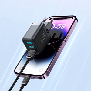 Charger Joyroom "JR-TCN02" Black 17W (3xUSB)