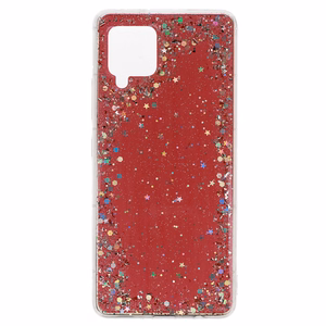 Brilliant Clear Suojakuori Samsung Galaxy A42 5G:lle - punainen