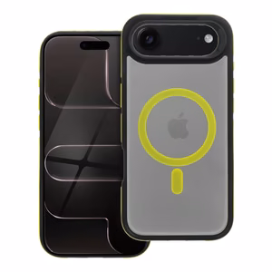 Suojakuori iPhone 17 AIR -lle Neo MagSafe-yhteensopiva keltainen