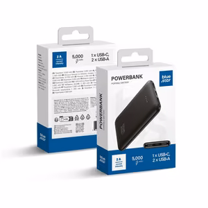 Ulkoinen akku Blue Star W0539 2A 5000 mAh musta