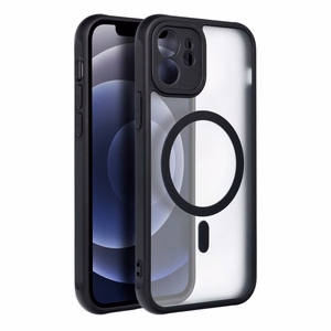 Case for iPhone 12 Full Matte Mag Cover compatible with MagSafe black