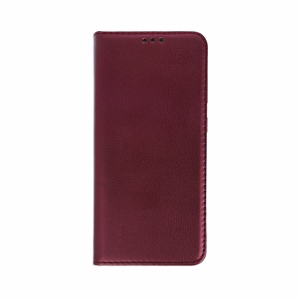 Smart Magnetic case for Motorola Moto G55 burgundy