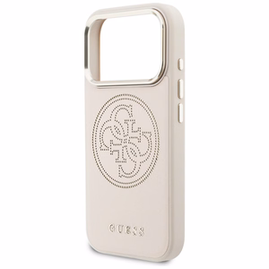 Guess Perforated 4G MagSafe Suojakuori iPhone 17 Pro:lle - Vaaleanpunainen