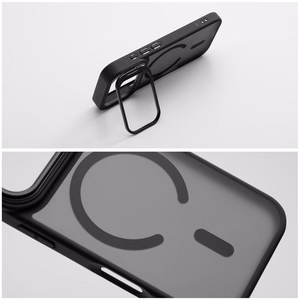 Case for iPhone 17 Pro Max / 18 Pro Max Forcell F-Protect Shadow Stand Premium compatible with MagSafe black