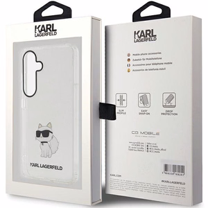 Karl Lagerfeld IML NFT Choupette Suojakuori Samsung Galaxy S24:lle - läpinäkyvä