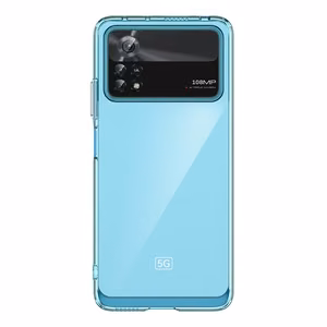 Outer Space Kotelo Xiaomi Poco X4 Pro 5G suojus joustava kehys sininen