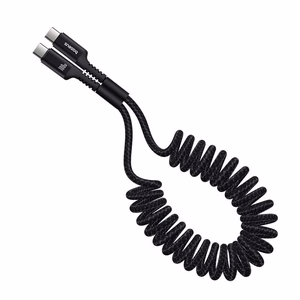 Baseus Fish-Eye USB-C - USB-C pikalaturi kaapeli 1 m 100 W musta