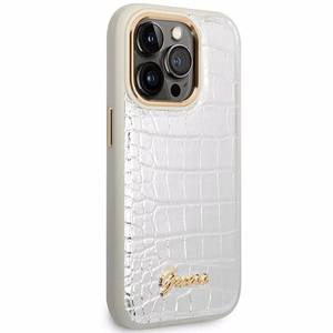 Guess Croco Collection kotelo iPhone 14 Pro 6.1" - hopea