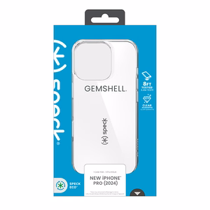 Speck GemShell -suojakuori iPhone 16 Pro:lle, Clear