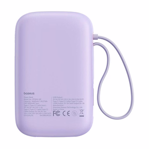 Baseus QPow 2 10000mAh 30W 2xUSB-C powerbank (violetti)
