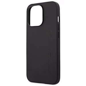 AMG AMHCP14XDOLBK iPhone 14 Pro Max 6.7 "black / black hardcase Leather Hot Stamped