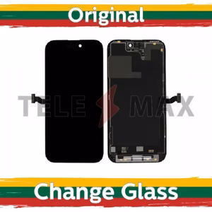 LCD-näyttö yhteensopiva iPhone 14 Pro musta (uudistettu: Telemax)