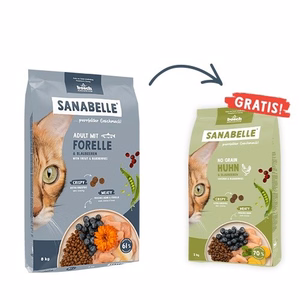 Bosch Sanabelle Adult Trout – aikuisten kissojen kuivaruoka taimenella, 2 kg