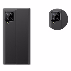 Sleep Case Kirjahylly tyyppi asia Smart ikkuna Samsung Galaxy A22 4G vaaleanpunainen vaaleanpunainen