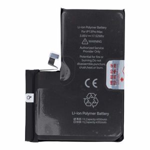 JCID Akku iPhone 13 Pro Max:lle 4550 mAh (suuri kapasiteetti)