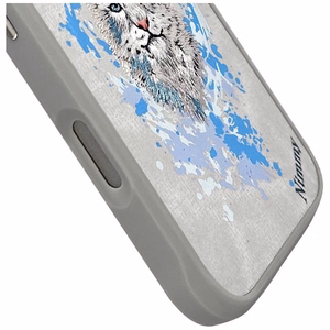 Nimmy Panther MagSafe Suojakuori iPhone 16 Pro Max:lle - vaaleanharmaa