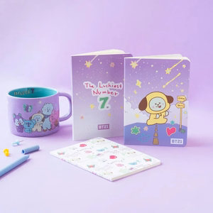 BT21 CHIMMY A6 -muistikirjasetti, 3 kpl