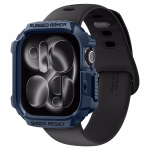 Spigen Rugged Armor Suojakuori Apple Watch 42mm - Laivastonsininen