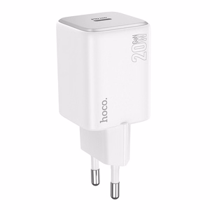 Laturi Hoco USB-C QC PD 20W N40 valkoinen