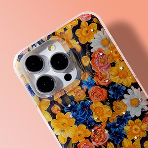 Glow Glam case for Motorola Moto G56 orange