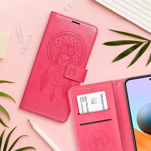 MEZZO Book Suojakuori XIAOMI Redmi Note 15 PRO 5G:lle dreamcatcher magenta