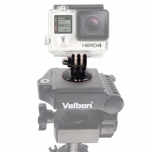 Urheilukameran kiinnike GoPro-jalustakiinnikkeellä - musta