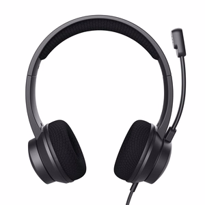 Trust HS-260 kuulokemikrofoni langallinen niskasanka toimisto/puhelinkeskus USB Type-A musta