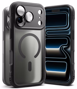 Ringke Fusion Bold Magnetic MagSafe -suojakuori iPhone 18 Pro Max / 17 Pro Max -malleille, mattamusta