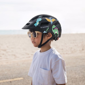 Wozinsky MTB Children's Bike Helmet with Removable Visor S - Black