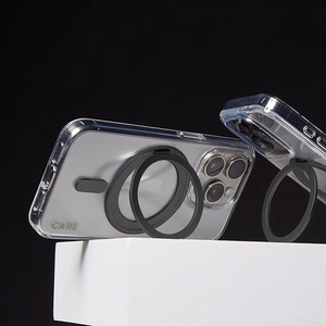 CARE by PanzerGlass Feature Kickstand suojakuori iPhone 16 Pro Max 6.9' musta/musta MagSafe 1324