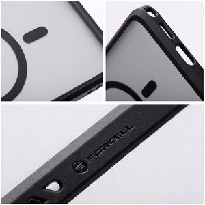 Suojakuori Samsung S26 ULTRA Forcell F-Protect Smoke Hybrid Premium yhteensopiva MagSafen kanssa musta