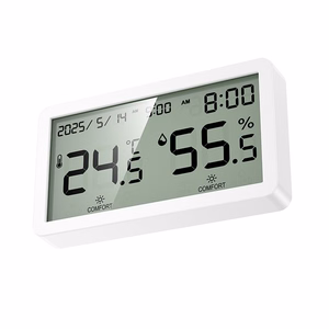 Electronic clock with hygrothermometer Hoco HX42 white