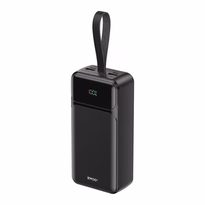 BWOO 65W varavirtalähde 30000 mAh 2x USB-A, 1x USB-C digitaalisella näytöllä, musta